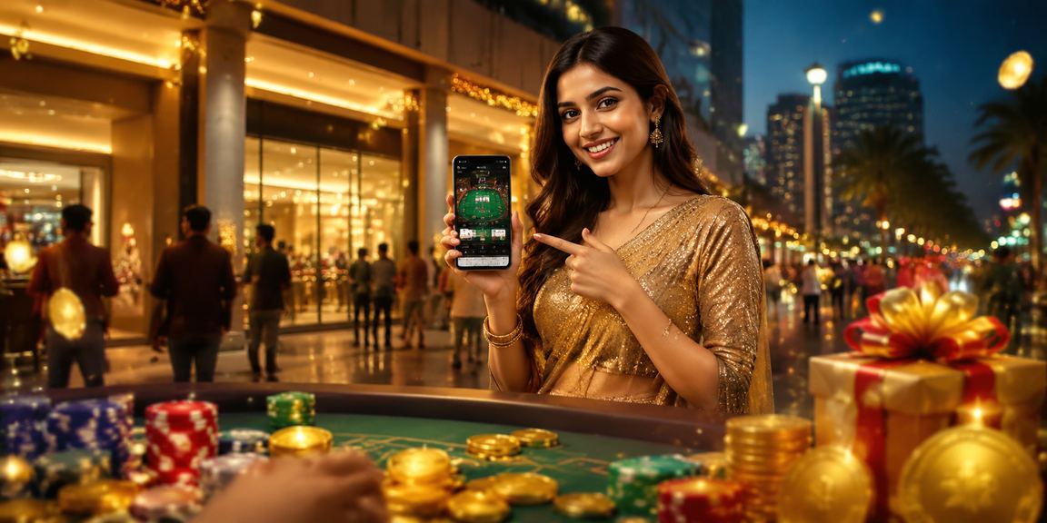 Colorful night market in India showcasing slot play excitement